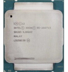 Процессор Intel Xeon E5 2667v3 [LGA 2011v3, 8 x 3.6 ГГц, L3 - 20 МБ, 2 x DDR4-2133 МГц, TDP 135 W]