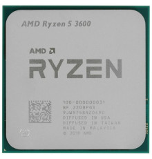 Процессор AMD Ryzen 5 3600 [AM4, 6 x 3.6 ГГц, L2 - 3 МБ, L3 - 32 МБ, 2 х DDR4-3200 МГц, TDP 65 Вт]